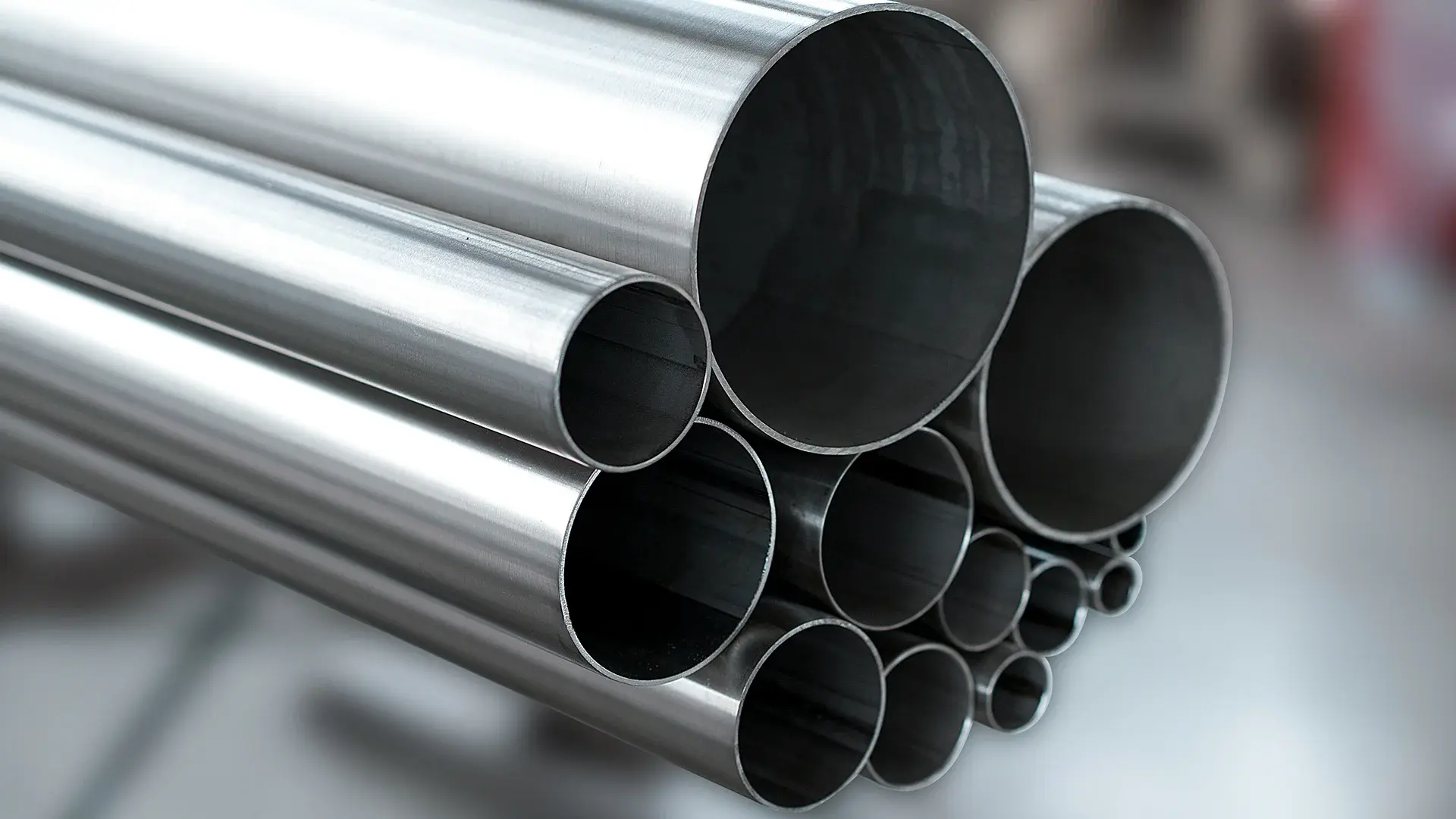 Stainless steel round tubes Materials 1.4301 and 1.4307